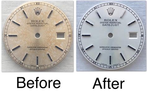 rolex dial restoration uk|restoration of watch dials.